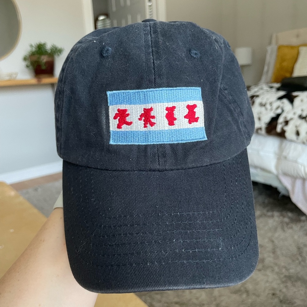 Chicago Flag Dancing Bears Baseball Cap